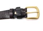 Customized Male 40mm Wide Cowhide Grain Leather Belt
