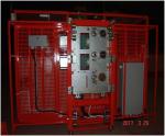 Painted 5000kg Building Site Hoist For Construction Materials Transportation