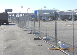 China Customized PVC Coated 4' 6' 8' Chain Link Fence Privacy Panels 60mmx60mm factory