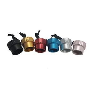 China aluminum anti-Dust Caps For scuba Diving , Valve Dust Caps with 3mm rope factory