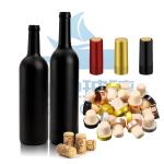 Hot Stamping Surface Handling 500 ml 750 ml Bordeaux Wine Glass Bottle with