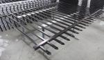 Customized Black Zinc Steel Metal Garrison Fence Panels Maintenance Free