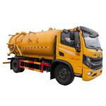 DFAC 3.5CBM Diesel Fuel Sewage Suction Truck Euro 6 Emission Standard And 2700mm