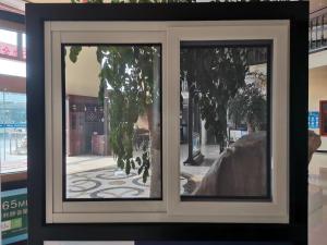 China ODM Sliding Glazed Upvc Glass Window For Home 85mm factory
