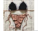 Swimwear button 2018 Sexy Bikinis women swimsuit brazilian woman Bandeau Push up