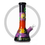 7MM Glass Smoking Pipes Colorful Rick And Morty On Glass Water Bongs