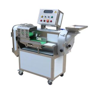 China Double Headed Fruits Slicing 0.75kw 220V Vegetable Cutting Machines on sale