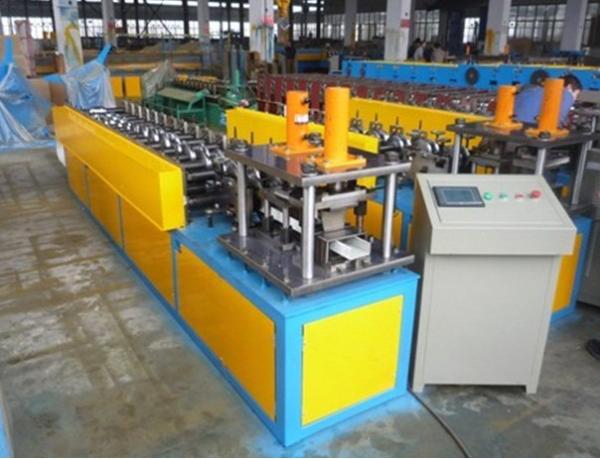 Furring Channel Steel Roll Forming Machine, Automatic Metal Stud Roll Forming