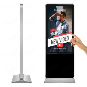 China wholesale fast food 49 inch touch screen floor stand kiosk machine factory