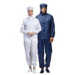 Custom Waterproof Overall Cleanroom Jacket Suit Hooded Anti Static Esd Clothing