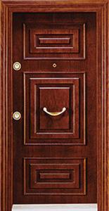 China Turkey steel wood security armored door factory