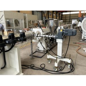 China HDPE Plastic Jacket Pipe Pre Insulated Pipe Casing Extrusion Line on sale