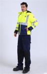 100%Polyester HIVIS Work Clothes 290gsm Hi Vis Trench Coat