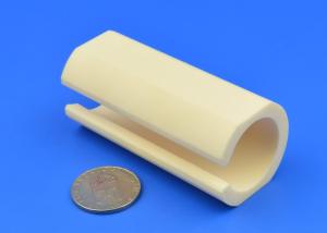 China High Purity Semi Alumina Ceramic Tube for Furnace Shock Resistant factory