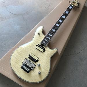 China High quality EVH Wolfgang Edward Van Halen Guitars quilted vibrato Floyd Rose Electric Guitars factory