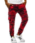 Men Camouflage Casual Pants Patchwork Cargo Pants Multi Pocket