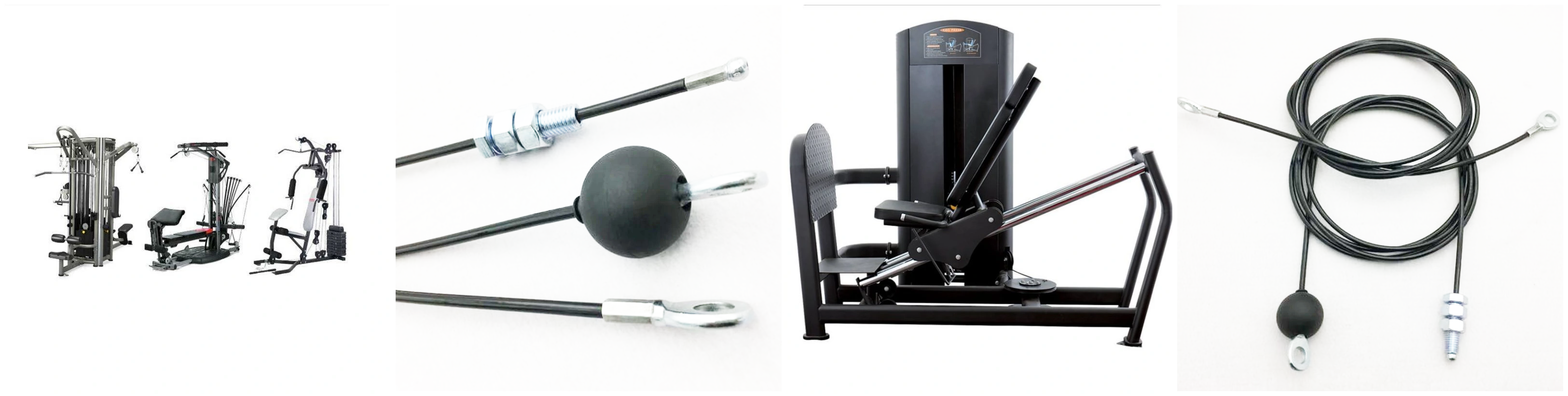 Cold Heading Steel Special Gym Cable PU/PVC/Nylon/PE Coated Galvanized / Stainless Steel Wire Rope For Strength Training