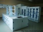 PP Drawer Chemistry Lab Furniture , Epoxy Resin Countertops Science Lab Benches