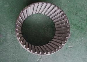 China Municipal Water Pretreatment 4x7mm Wedge Wire Filter Screen 304L factory