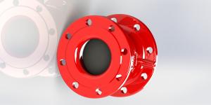 China Anti Water Hammer EPOXY Coating Non Slam Check Valve FBE Coated factory