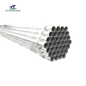 China Anti Corrosion Galvanized Well Pipe , Galvanized Iron Tube Threaded Both Ends factory