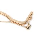 Antirust Metal Purse Purse Clasp Frame Ornament Rose Gold ODM
