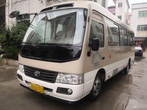 China Used Coaster Bus 2017 Toyota 23 Seats Low Kilometer Left Hand Drive factory