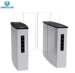 China 0.4S Adjustable Retractable Flap Barrier Gate Pedestrian Turnstile factory