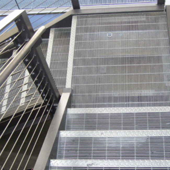 Case Board Platform Stainless Steel Grating Floor steel bar grating stair treads