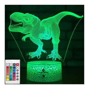 China USB Portable 3D Lamp Illusion Dinosaur Multipurpose For Girls Boys factory