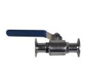 Full Port Sanitary Ball Valves 3 Way Ball Valve Stainless Steel Complete