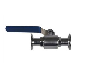 China Full Port Sanitary Ball Valves 3 Way Ball Valve Stainless Steel Complete Encapsulation factory