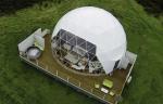 New Arrivals 4 to 6 People 850g PVC Cloth Hotel Tent Luxury Garden Igloo Dome