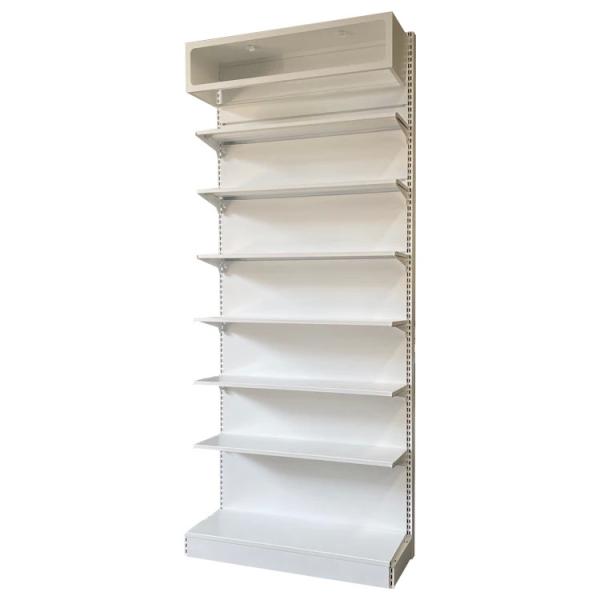 Factory Custom Size Color logo supermarket display shelves retail store shelves