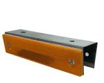 High Visible Yellow V Type Guardrail Roadside Reflector for Visibility