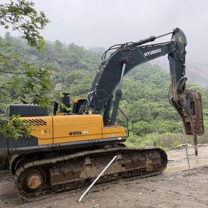 China Perfect Condition Used Excavator Hyundai 495Ls Hot Sale factory