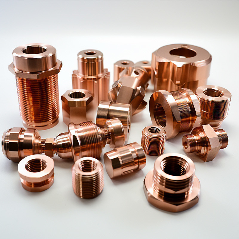 Customized CNC Machining Small Parts Turning CNC Lathe Parts Copper Machined Parts