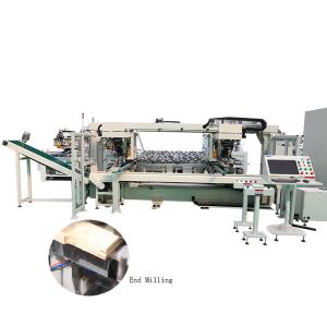 China Anti Warping CNC Wood Door Making Machine Casing Designing Production Line factory