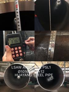 China Construction S355JRH S275JR 3PE Electric Fusion Welded Pipe factory