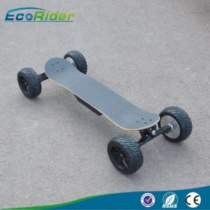 China Mini 4 Wheel Skateboard 48v Two Brushless Hub Motor 2000w 30 Degree Climb Capability factory
