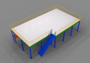 China HOT SALE Supported mezzanine rack/steel platform/mezzanine floor system factory