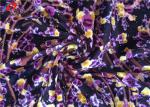 95 % Polyester 5 % Spandex 4 Way Stretch Velvet Fabric , Burnout Fabric For
