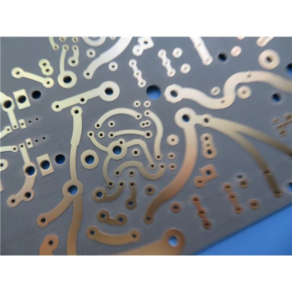 Double Sided PCB 25mil CER-10 Substrates With Black Silkscreen And Immersion