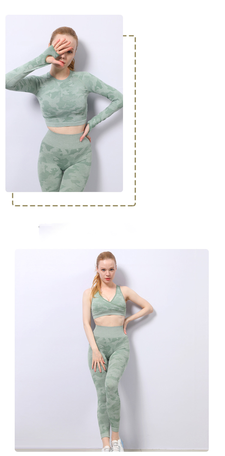 OEM Fabric Seamless Yoga Sets Antibacterial Ribbed Activewear Set