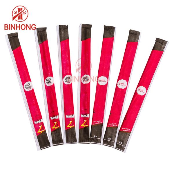 China Customized Paper Wrapped Bulk Disposable Bamboo Chopsticks factory