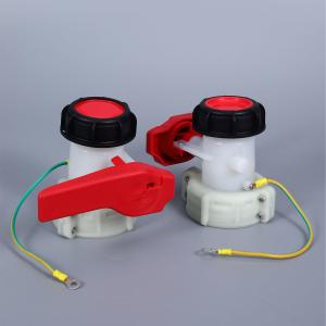 China Structure Butterfly Valve Media Water DN50 75MM Plastic HDPE Valve for IBC Water Tank factory