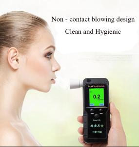 China Non Contact Portable Alcohol Detector Bluetooth Connection factory
