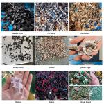 300-22000Kg/H Waste Glass Bottle Shredder Double Shaft Plastic Shredder Machine