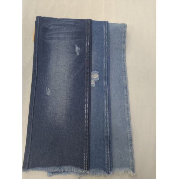 80%Cotton No elastic Cotton Polyester Viscose DARK INDIGO 180cm Denim fabric 10*7 JSD3198-1