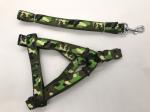 Customization Cute Nylon Material Dog Chest Harness 43cm - 52cm Size